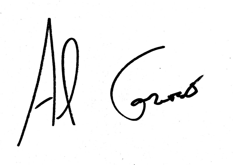 Dr Al Gross signature