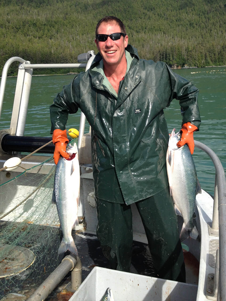Photo of Dr Al Gross fishing
